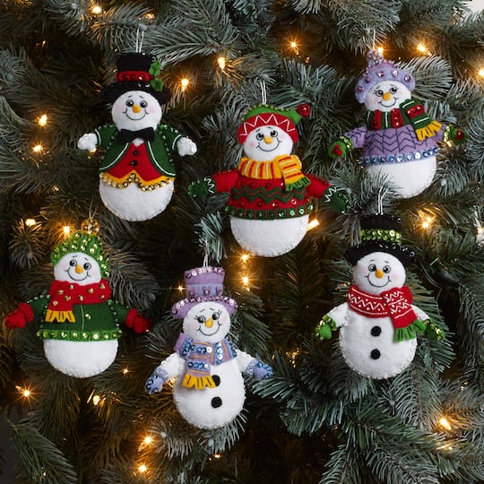 Bucilla&#xAE; Snow Much Fun Felt Ornaments Applique Kit